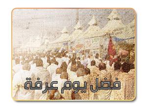 فضل يوم عرفة