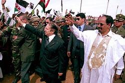 الرئيس الجزائري بوتفليقة وزعيم البوليساريو محمد عبد العزيز